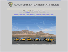 Tablet Screenshot of californiacaterhamclub.com